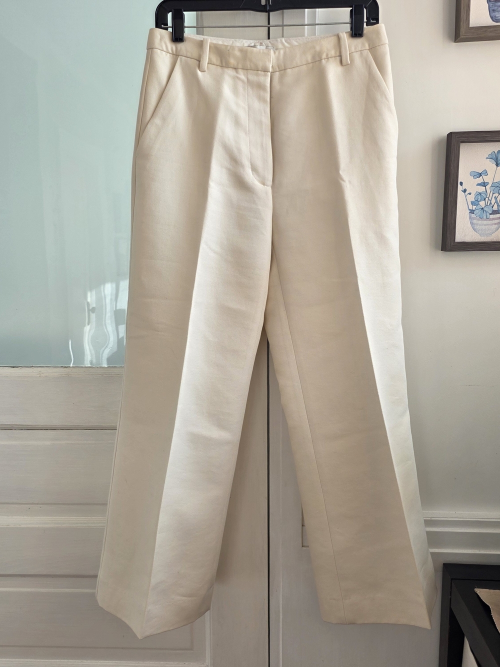 3.1 Phillip Lim Women's Cream Dress Trousers, Size 4